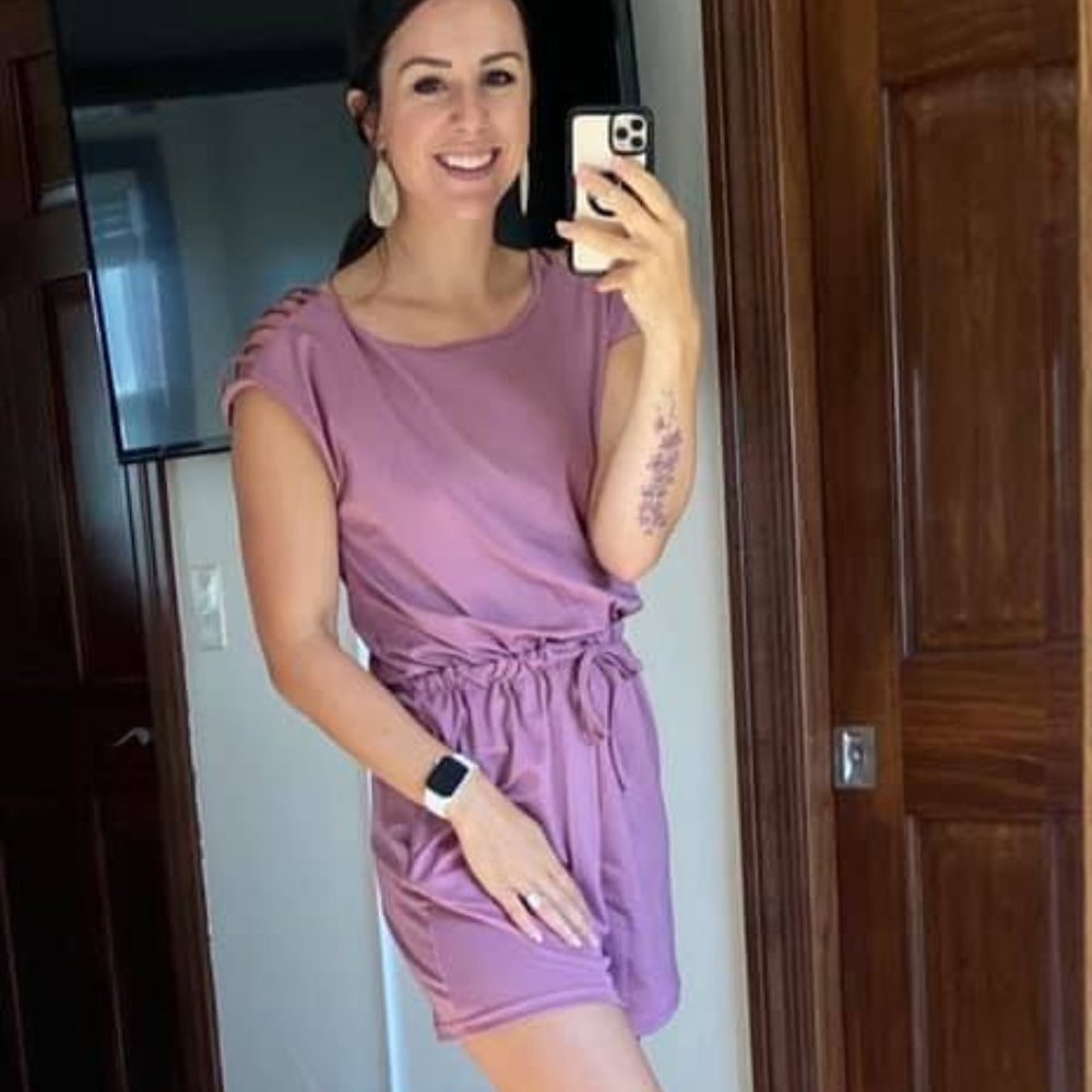 Mauve Romper